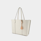 Perry Tote Bag - Tory Burch -  New Ivory - Leather