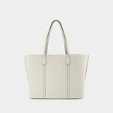 Perry Tote Bag - Tory Burch -  New Ivory - Leather